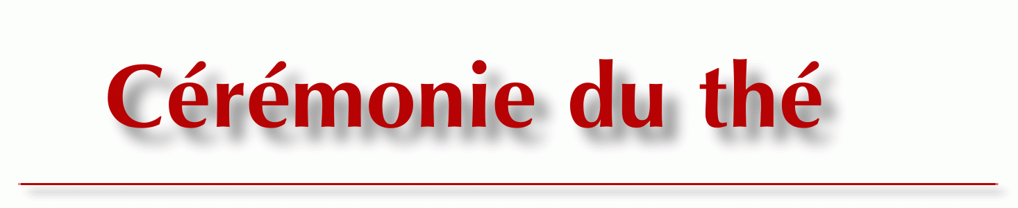 Cérémonie du thé